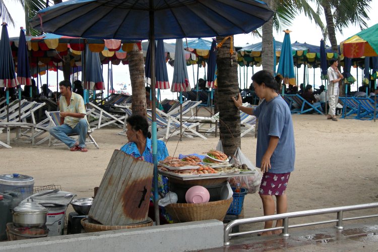 Bang Saen Shrimp Vendors