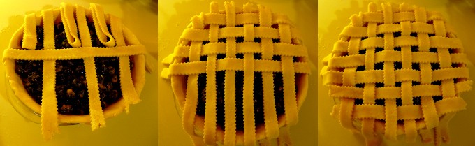 blueberry pie lattice