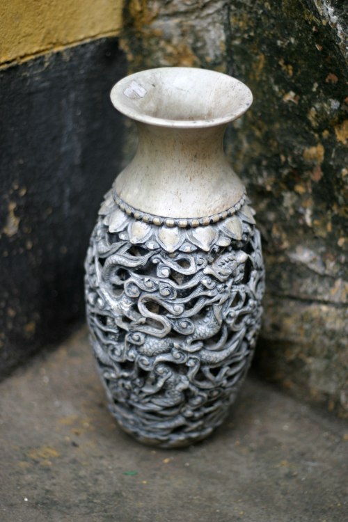 Vase at Hoa Lo Prison