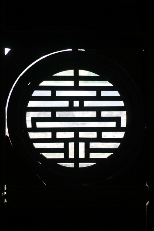Window at Tự Đức's Tomb